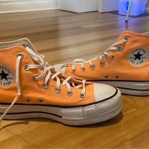 Orange Platform converse